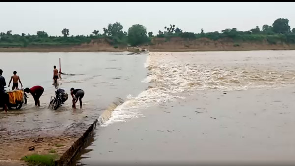 पार्वती नदी में पानी की आवक अधिक 