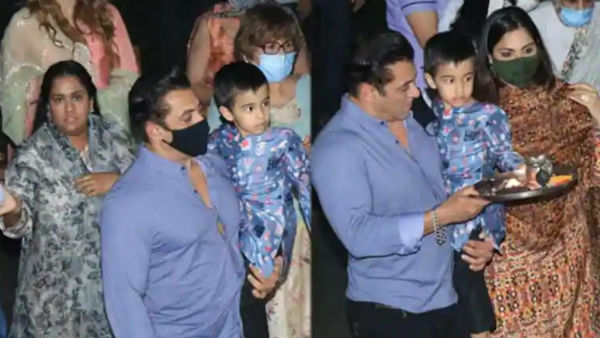 सलमान ने परिवार संग किया गणेश विसर्जन 