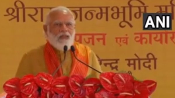मंदिर हमारी संस्कृति का आधुनिक प्रतीक बनेगा: मोदी