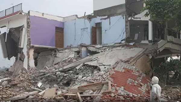 Illegal construction of relative of Atiq Ahmad demolished