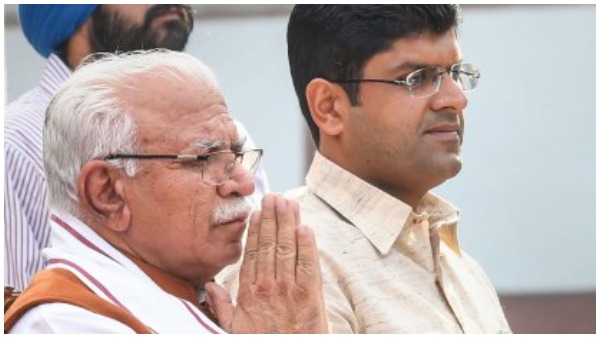 CM मनोहर लाल खट्टर से मिले डिप्टी सीएम चौटाला 