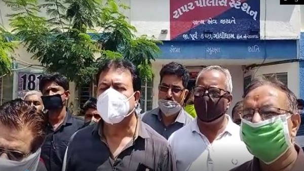 A Lawyer killed In The City Of Rapar in kutch, incident caught in CCTV