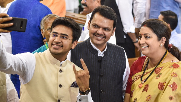 स्कूल दिनों से है तेजस्वी का आरएसएस से जुड़ाव