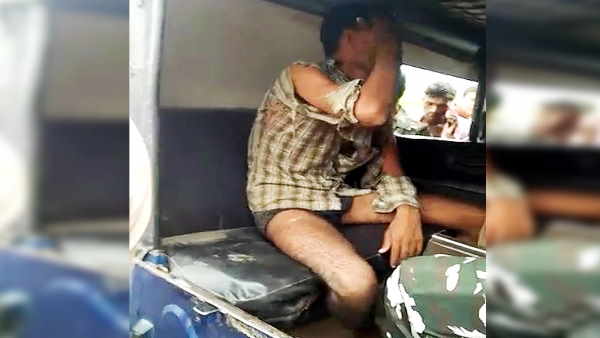 गांव वालों ने एक आरोपित को पकड़ा गांव वालों ने एक आरोपित को पकड़ा