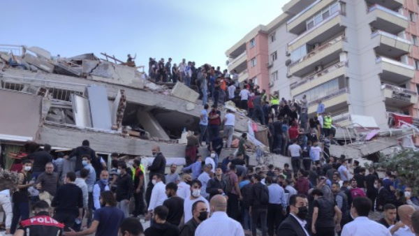  major earthquake struck off the coast of western Turkey and Greece