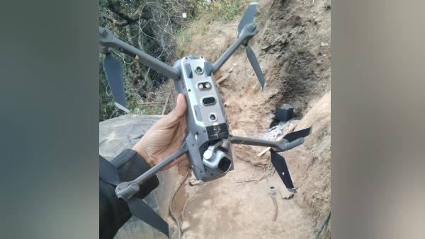 Indian Army troops shot down Pakistan Army quadcopter in Keran sector of Jammu and Kashmir Indian Army troops shot down Pakistan Army quadcopter in Keran sector of Jammu and Kashmir