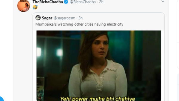 रिचा ने अपना ही मीम किया शेयर