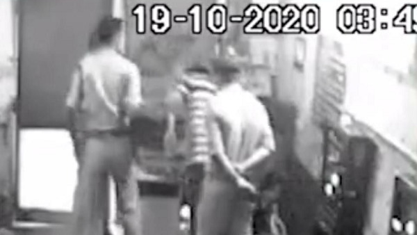 Jamnagar IPS officer Safin Hasan Beating a Shopkeeper, incident caught in CCTV