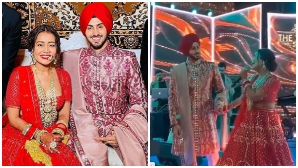 नेहा ने शादी और रिसेप्शन में गाया रोहन के लिए गाना