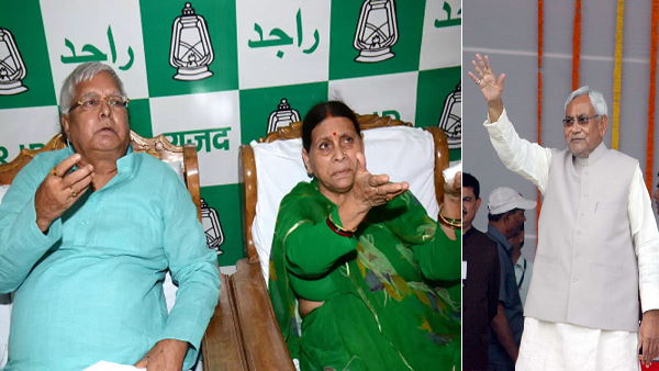 lalu yadav , rabri and nitish kumar lalu yadav , rabri and nitish kumar