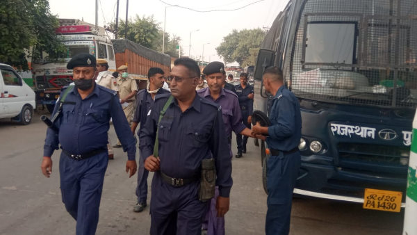 फोर्स संभावित क्षेत्रों में भेजी फोर्स संभावित क्षेत्रों में भेजी