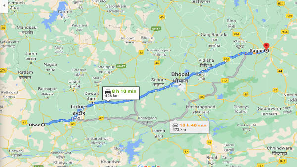 धार में कोचिंग करने आती थी छात्रा