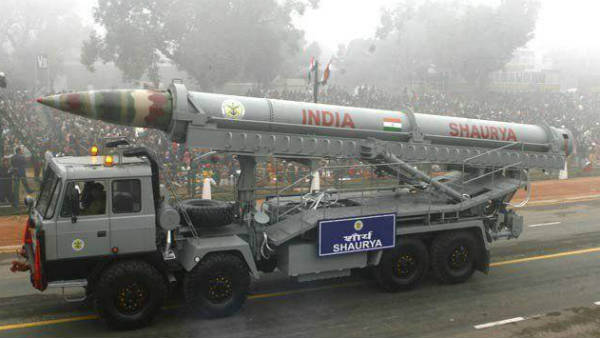 शौर्य स्‍ट्रैटेजि‍क मिसाइल है नया हथियार 