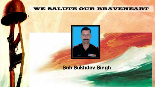 16 ग्रेनेडियर के जवान सुखदेव 