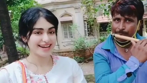 अदा शर्मा इस बांसुरी वाली की कला की हुईं फैन 