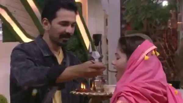 रुबीना दिलैक ने अभिनव शुक्‍ला ने सेलिब्रेट किया करवा चौथ