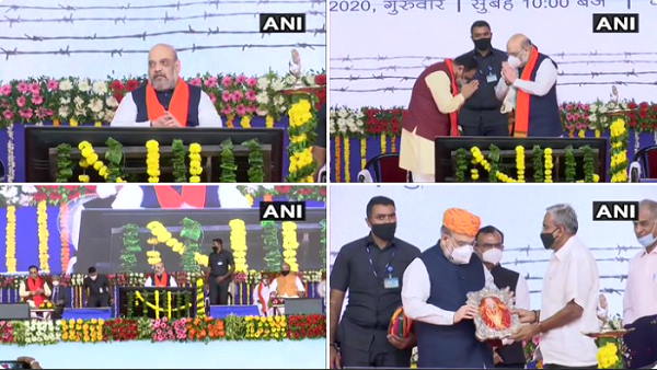 Home Minister Amit Shahs Gujarat visit today, here they will meet a gathering of village heads