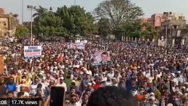 bulldozer on illegal construction of Congress MLA Arif Masood, who protested against French President Emmanuel Macron in Bhopal