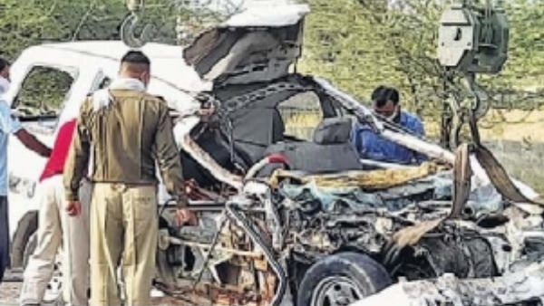 Two days after nikah brides death on Churu Jhunjhunu Road in Accident