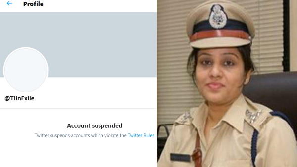 IPS से बहस के बाद सस्पेंड हुआ ट्विटर अकाउंट