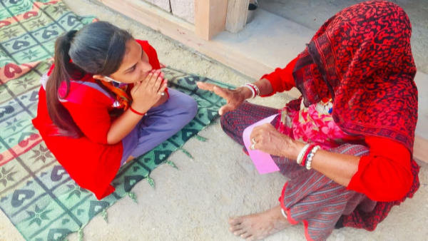 बेटी हिंमाशी चौधरी का यह पहला चुनाव