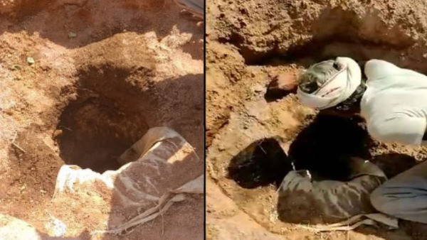  दोनों गड्ढों के बीच सुरंग बनाने का काम अंतिम दौर में