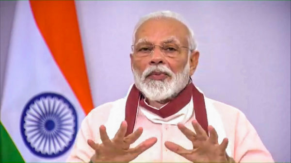 PM मोदी भारत में शुरू किए गए आत्मनिर्भर भारत अभियान की चर्चा की