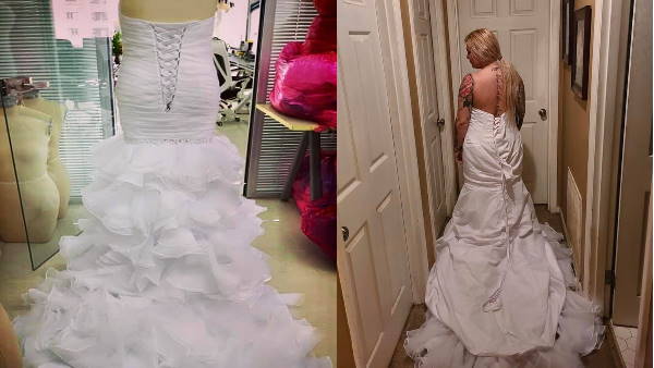 दुल्हन ने ऑनलाइन ऑर्डर की थी ड्रेस