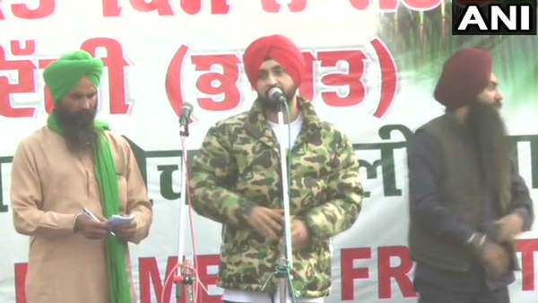 किसान यहां शान्ति से बैठे हैं: दिलजीत किसान यहां शान्ति से बैठे हैं: दिलजीत