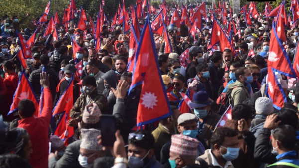 राजशाही बहाल करने के लिए हो रहे प्रदर्शन