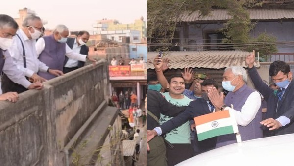 अपने स्कूल को देख कर भावुक हुए नीतीश