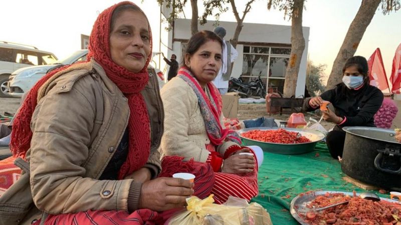 किसान आंदोलनः कड़ाके की ठंड में खुले आसमान तले फ़रियाद - ग्राउंड रिपोर्ट