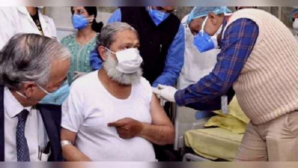 Due to covid 19, Anil Vij undergoing treatment at ICU ward of Medanta hospital in Gurgaon