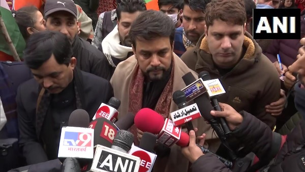 rally of BJP veterans on Dal Lake Anurag Thakur said youth chose to vote instead of guns rally of BJP veterans on Dal Lake Anurag Thakur said youth chose to vote instead of guns