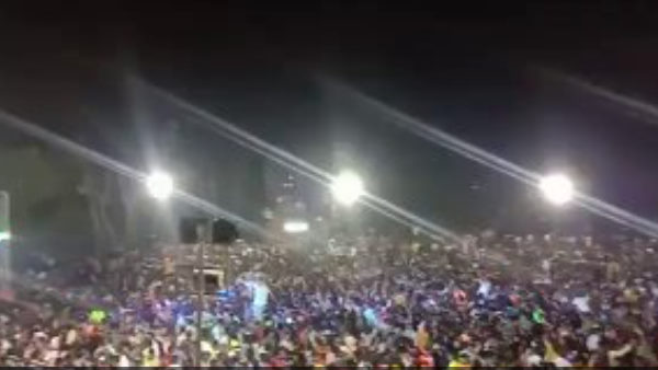Watch: Thousands of people in engagement event of ex-BJP minister Kantibhai Gamit granddaughter at Gujarat, video viral