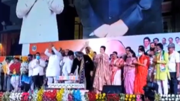 जन्मदिन पर कार्यकर्ताओं की भारी भीड़ 