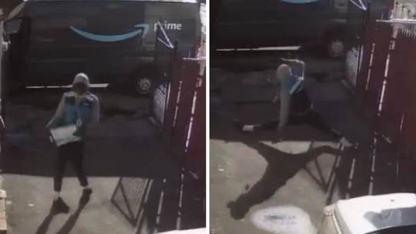 वीडियो में डांस करता है डिलीवरी मैन