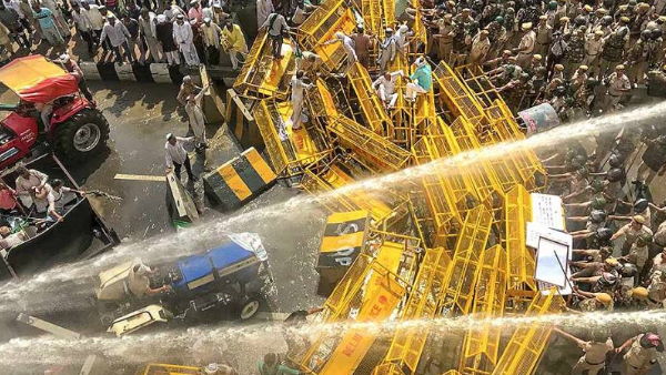 किसानों का विरोध प्रदर्शन