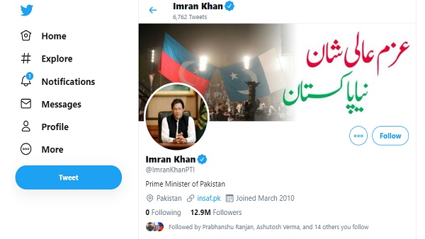 Imran khan twitter