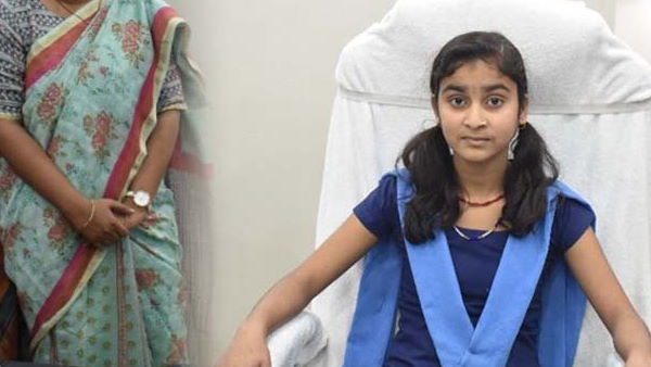 Shivpuri DM offered his chair to complainant girl to be DM for a day Shivpuri DM offered his chair to complainant girl to be DM for a day