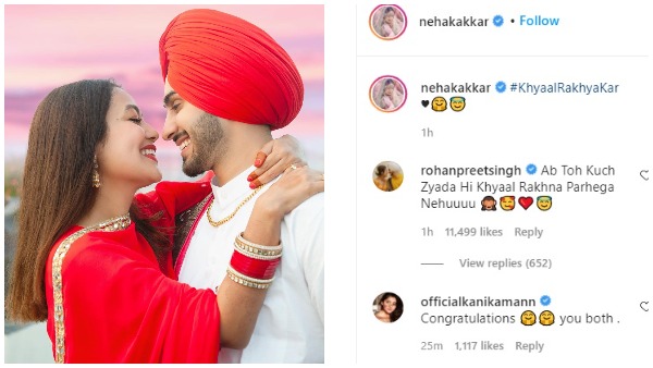 सेलेब्रिटी दोस्तों ने कमेंट में लिखा- बधाई हो 