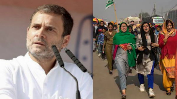 Rahul Gandhi praised women involved in farmers protest Rahul Gandhi praised women involved in farmers protest