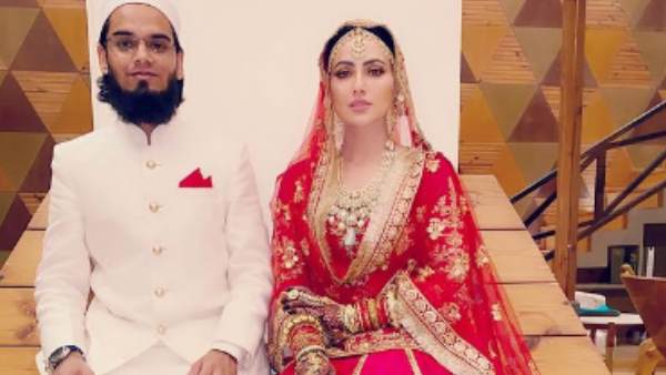 सना खान और मुफ्ती अनस सना खान और मुफ्ती अनस