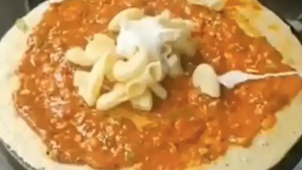 रेड पास्ता डोसा रेड पास्ता डोसा