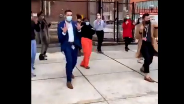 अमेरिका के बोस्टन से वायरल हुआ वीडियो