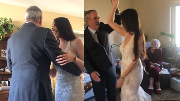 दादी के लिए फिर से पहना शादी का जोड़ा दादी के लिए फिर से पहना शादी का जोड़ा