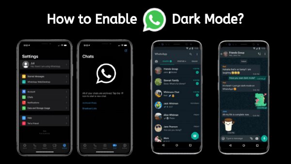 व्हाट्सएप यूजर पर आया डार्क मोड फीचर खूब पंसद किया जा रहा है