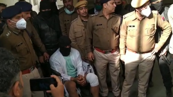 बहरोड़ कोर्ट में पेशी के दौरान भारी सुरक्षा बल तैनात