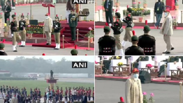 NCC: पीएम मोदी पीएम मोदी को दिया गया Guard of Honour 