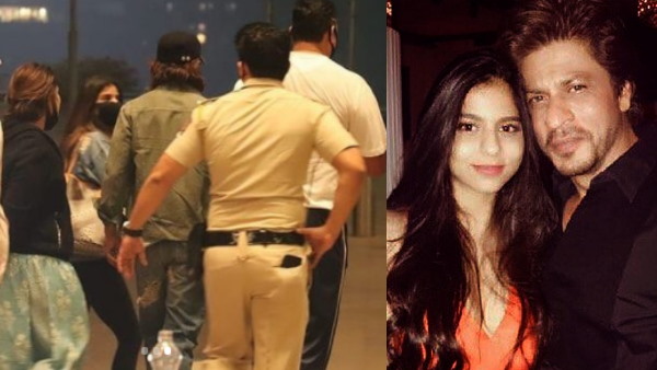 बेटी सुहाना संग स्पॉट किए गए शाहरुख खान